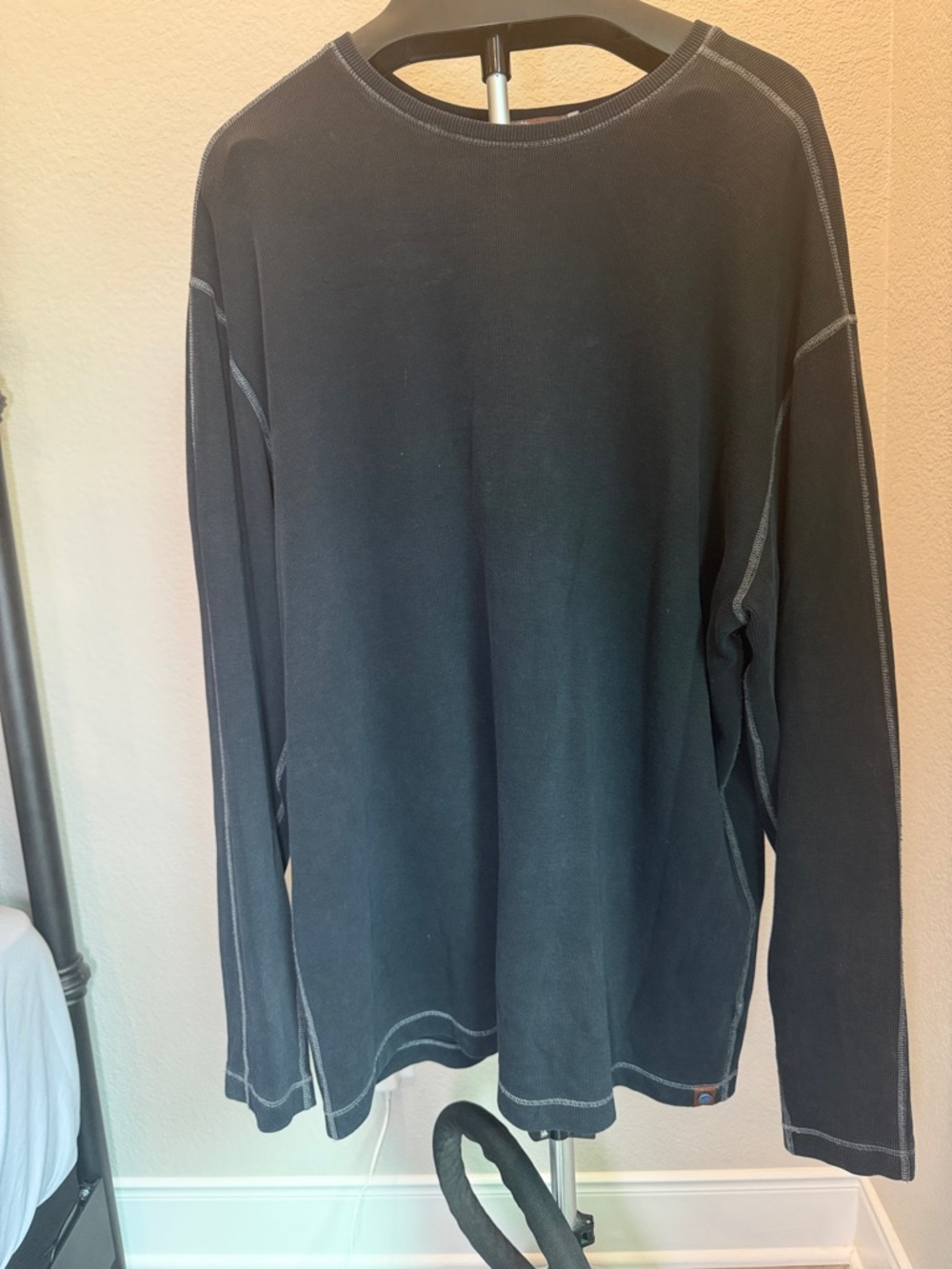 AGAVE 2x Men's Long-Sleeve Crewneck Shirt - Black
